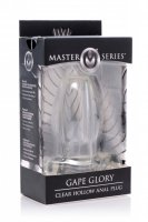 MASTER SERIES GAPE GLORY CLEAR HOLLOW ANAL PLUG