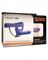 Perfect Fit Zoro 5.5' Strap On Kit - Purple