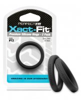 PERFECT FIT XACT-FIT #13 2 PK BLACK(out May)