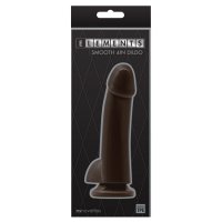 Elements Smooth 4in Dildo Black