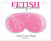 FETISH FANTASY LOVE MASK-PINK SATIN
