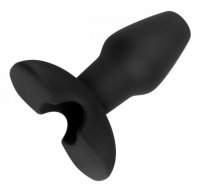 MASTER SERIES INVASION HOLLOW SILICONE ANAL PLUG SMALL