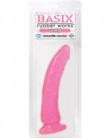 Basix Rubber Works 7' Slim Dong - Pink