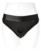 SPORTSHEETS EM.EX. SILHOUETTE 3X BLACK/BLACK HARNESS