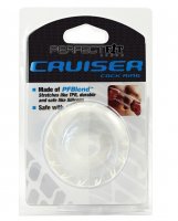 Perfect Fit Cruiser Cock Ring in PFBlend - Ice Clear