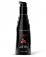 Wicked Sensual Care Aqua Water Based Lubricant - 4 oz Cherry