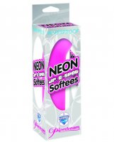 Neon Luv Touch Jr 5' G Spot Softees Waterproof - Pink