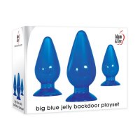 A&E Big Blue Jelly Backdoor Playset 3-Pieces Blue