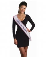 Bachelorette Outta Control Flashing Sash - White