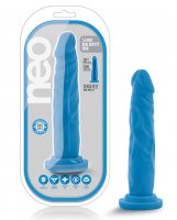 Blush Neo Dual Density 7.5' Cock - Neon Blue