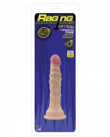 Raging Hard Ons Slimline 4.5' Dong w/Suction Cup - Flesh