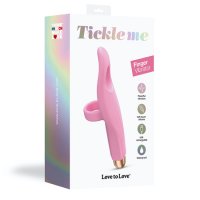 Love To Love Tickle Me Finger Vibrator Rose