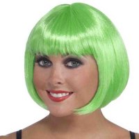 Wig Bob Neon Green