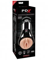 Pipedream Extreme Elite Cock Compressor Vibrating Stroker - Flesh