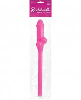 Bachelorette Party Favors Jumbo Sucking 11' Straw - Pink