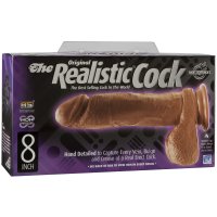 REALISTIC COCK 8 IN MULATTO BX