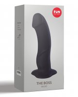 Fun Factory The Boss 7' Girthy Silicone Dildo - Black