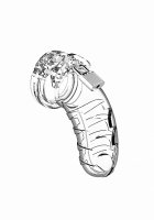 (WD) MANCAGE CHASTITY 4.5IN TRANSPARENT MODEL 04