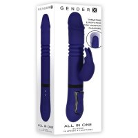 Gender X All In One Rechargeable Silicone Purple