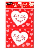 10 X-Rated Valentine Cards w/Envelopes