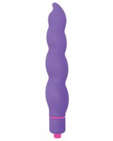 Rock Candy Swirl Vibrator - Purple