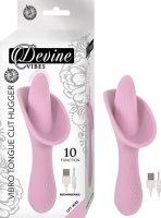 DEVINE VIBES VIBRO TONGUE CLIT HUGGER PINK