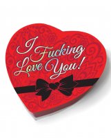 I Fucking Love You Heart Box of Chocolates - 1.76 oz