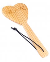 Spartacus Wood Paddle Heart Shape - Slave