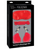 Fetish Fantasy Limited Edition Lover's Bondage Kit - Red