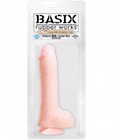 Basix Rubber Works 8' Dong w/Suction Cup - Flesh