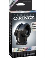 FANTASY C-RINGZ COCK PIPE W/BALL STRETCHER