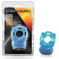 Stay Hard - Reusable 5 Function Cockring - Blue