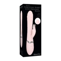 A&E Eve's Thrusting Rabbit With Orgasmic Beads Silicone Rechargeable Pink