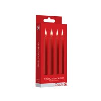 Ouch Teasing Wax Candles Paraffin 4-Pack Red