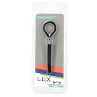 Lux Active Tether Adjustable Cock Tie Silicone Black Lasso/Bolo