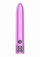 ROYAL GEMS SHINY PINK ABS BULLET RECHARGEABLE