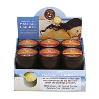 Earthly Body 12pc Summer Candle Display 2019: Includes 4 of each 6oz Candle Bikini Bombshell, Island Fever, and Tropical Bliss + Tester
