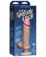 Vibrating 6' Realistic Cock - Flesh