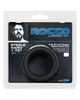 The Rocco Steele Hard 1.75' Silicone Super Stretch - Black