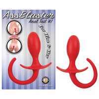 Ass Blaster Anal Tail 1 Silicone Red