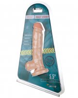 Major Dick Straight w/Balls & Suction Cup Coast Guard - Vanilla