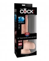 King Cock Plus 10' Triple Density Cock w/Balls