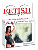 FETISH FANTASY BEGINNERS FURRY CUFFS WHITE