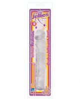 Crystal Jellies 10' Classic Dildo - Clear