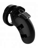 Shots Man Cage Chastity 3.5' Cock Cage Model 1 - Black