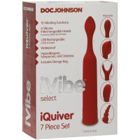 iVibe Select iQuiver 7 Piece Set Red Velvet