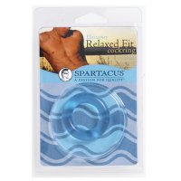Relaxed Fit Elastomer Cock Ring (Blue)