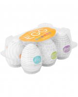 Tenga Egg Variety Display - Hard Boile