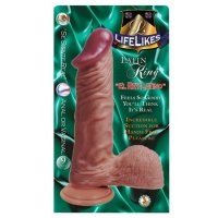 Lifelikes Latin King 9in. Dong With Balls & Suction Cup