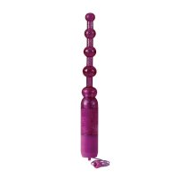 PLEASURE BEADS VIB. W/P PURPLE